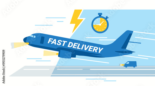 Rapid Air Delivery Service Express Logistics and Timely Transportation