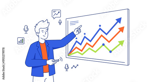 Business Growth and Financial Analysis Presentation Concept