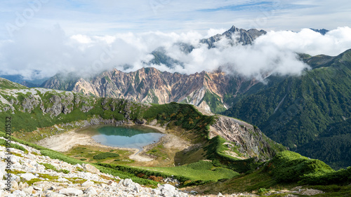 【北アルプス】鷲羽岳から見る槍ヶ岳の眺望