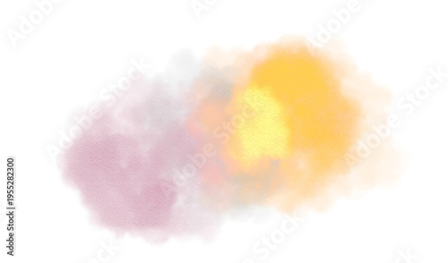 Abstract colorful paint strokes watercolor PNG. Color splashes or paint stains or paint brushes effect.