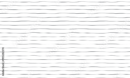 手書きの横ライン・罫線・ボーダーのシームレスパターン