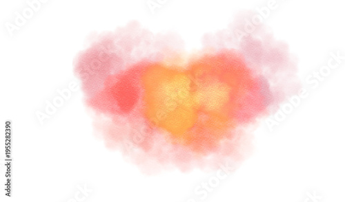 Abstract colorful paint strokes watercolor PNG. Color splashes or paint stains or paint brushes effect.