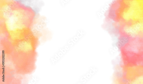 Abstract colorful paint strokes watercolor PNG. Color splashes or paint stains or paint brushes effect.
