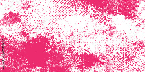 An abstract artwork showcases a grunge textured design.