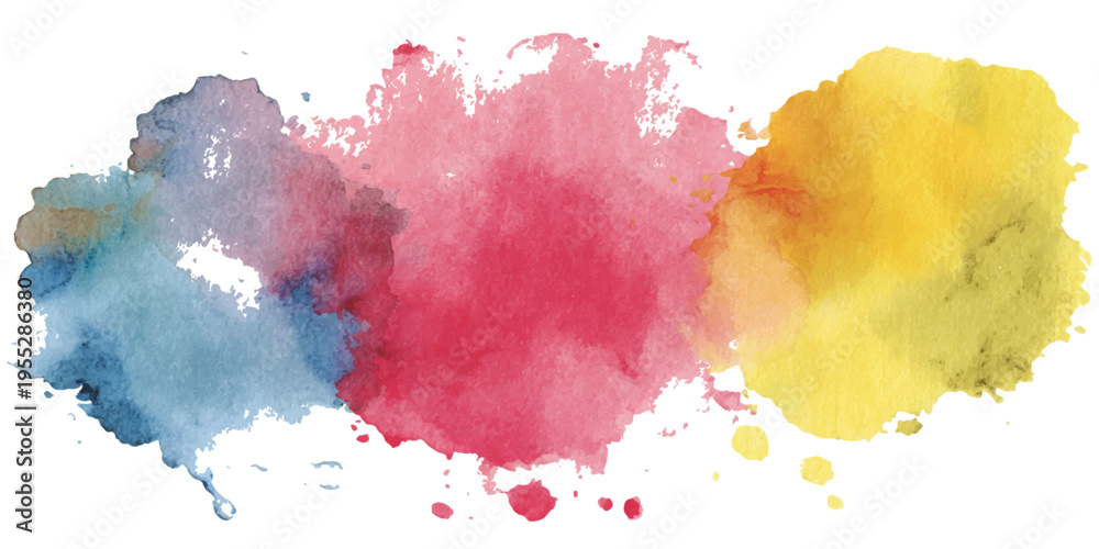 Obraz premium An artistic watercolor painting in a harmonious arrangement that reflects creativity and visual appeal.