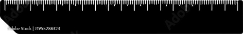 Vector ruler icon, measurement tool