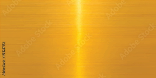 A shiny gold and silver brushed metal texture featuring a polished metallic surface with a light gray stainless steel pattern on a textured aluminum backdrop material