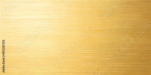 Gold fine brushed steel metal texture. Gold texture with fine brush steel. Polished golden textured background. Metal gold wallpaper. Vector illustration