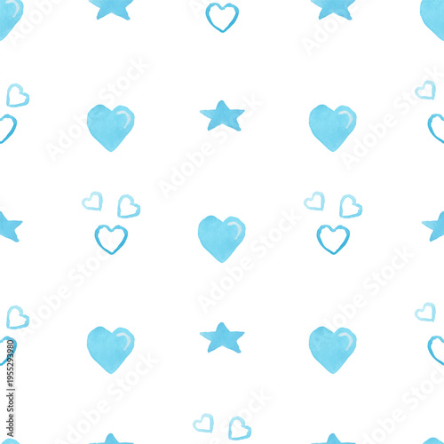 Seamless pattern for Valentine's Day 
