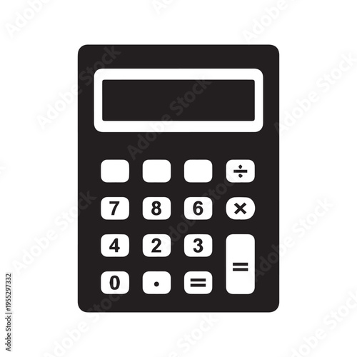Calculator icon for mathematical calculations and financial planning
