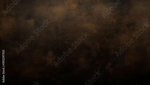 Aged textured grunge backdrop and dark brown shade and rustic surface and abstract artistry and aged wall texture and artful patina and somber ambiance and vintage charm and visual depth 