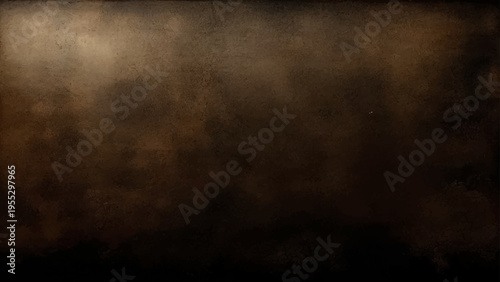 Textured aged brown backdrop creates depth and dark shades and evoke mystery and old fashioned ambiance and vintage look and surface patterns and rustic appeal 