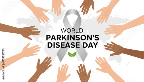 World Parkinson's Disease Day Awareness Support Diverse Hands Unite Global Health Charity Event