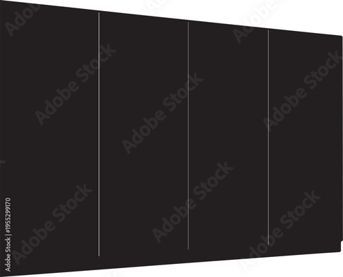 Black wall vector silhouette illustration line art abstract dark background architectural