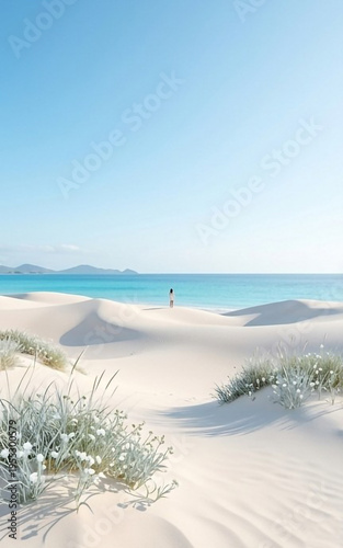 nature, paradise, ocean, seascape, beach, tropical, brilliant colors, turquoise water, white sand, clear water, wide horizon, copy space, aerial view, macro detail