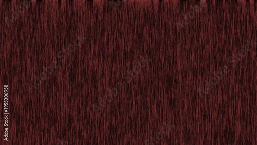 A detailed dark red background featuring a vertical brushed metal or wood grain textured pattern illustration