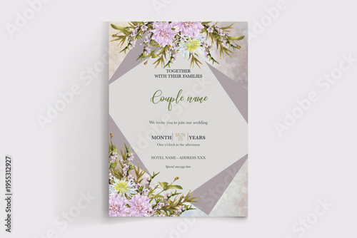 Save the date wedding invitation templates
