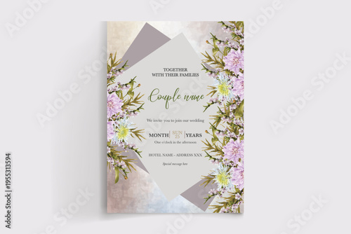 Save the date wedding invitation templates