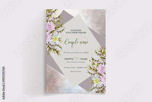 Save the date wedding invitation templates