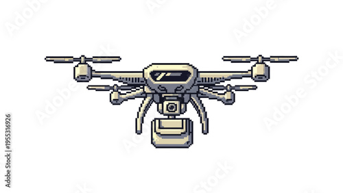 Drone with Camera Equipment.