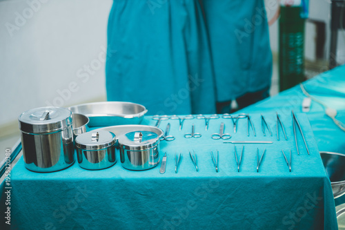 Surgery tool surgical instrument medical equipment hospital operating room stainless steel sterile tray healthcare preparation instrument table hospital operating room with sterile stainless steel