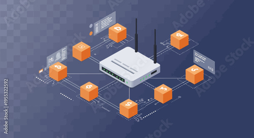 Router with Connected Devices.