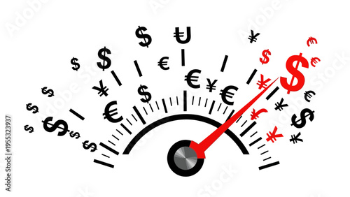 Fuel Gauge Money Economy.