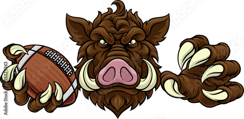A wild boar, hog razorback ...