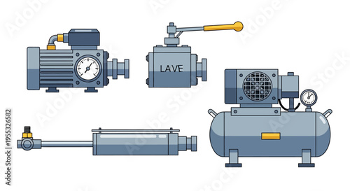 Industrial Air Compressor Equipment.
