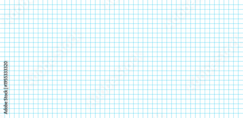 Blue square gridlines background. Minimalist horizontal graph pattern, aesthetic geometric blueprint, and seamless technical coordinate vector page