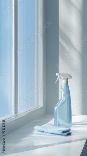 Freshly cleaned windows gleam brightly