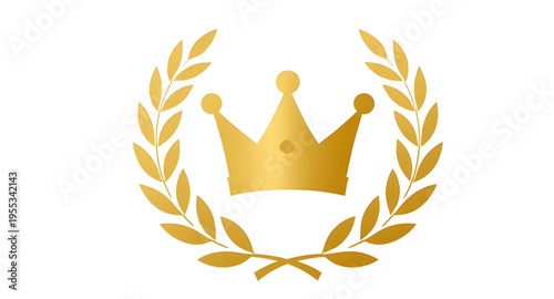 wreath, crown, laurel, golden, gold, leaf, leaves, branch, branches, foliage, botanical, plant, olive, olivebranch, victory, award, honor, success, achievement, winner, champion, royalty, royal, king,