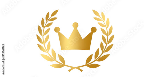 laurel, crown, wreath, golden, gold, leaf, leaves, branch, branches, foliage, botanical, plant, olive, olivebranch, victory, award, honor, success, achievement, winner, champion, royalty, royal, king,