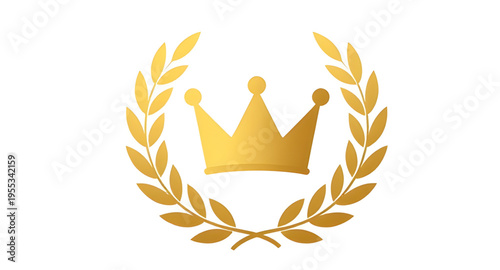 wreath, laurel, crown, golden, gold, leaf, leaves, branch, branches, foliage, botanical, plant, olive, olivebranch, victory, award, honor, success, achievement, winner, champion, royalty, royal, king,