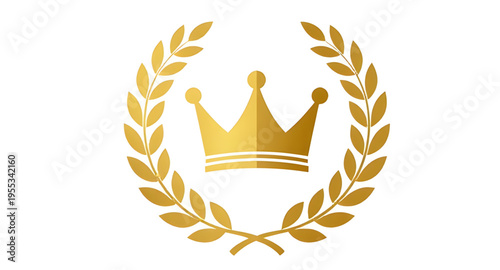wreath, laurel, crown, golden, gold, leaf, leaves, branch, branches, foliage, botanical, plant, olive, olivebranch, victory, award, honor, success, achievement, winner, champion, royalty, royal, king,