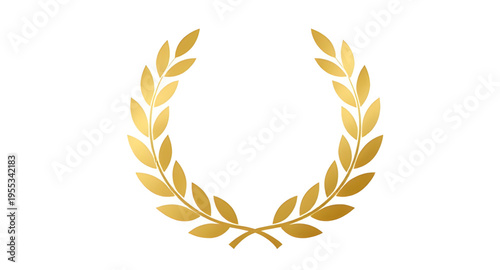laurel, wreath, gold, golden, leaf, leaves, branch, branches, foliage, botanical, plant, olive, olivebranch, victory, award, honor, success, achievement, winner, champion, emblem, badge, crest, symbol