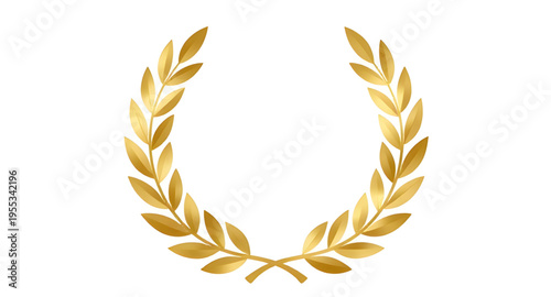 laurel, gold, wreath, golden, leaf, leaves, branch, branches, foliage, botanical, plant, olive, olivebranch, victory, award, honor, success, achievement, winner, champion, emblem, badge, crest, symbol