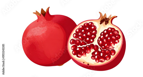 fruit, red, pomegranate, fresh, juicy, seeds, arils, sweet, healthy, nutrition, organic, natural, food, ingredient, diet, vegan, vegetarian, antioxidant, vitamin, ripe, tropical, harvest, farm, agricu