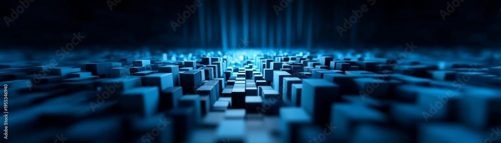 Obraz premium market uncertainty, business risk concept, financial instability, Strategic Risk, Illuminated Strategic Risk Landscape - Abstract Data Analytics Background with Copy Space
