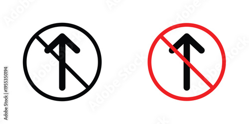 No entry signs graphic design vector symbols. Best for Graphics