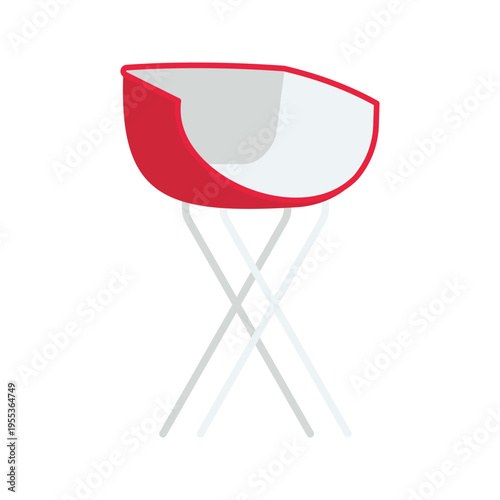 Large collection of colorful modern and classic chair icons for interior design