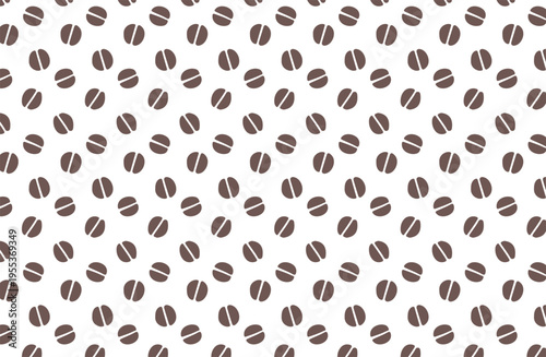 コーヒー豆の背景イラスト素材