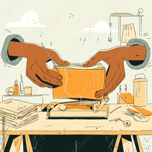 Leathercraft Stitching Pony and Saddle Stitching