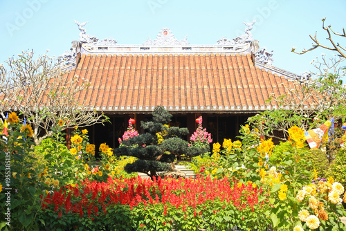 Beautiful Vien Giac Temple in Hoi An, Vietnam