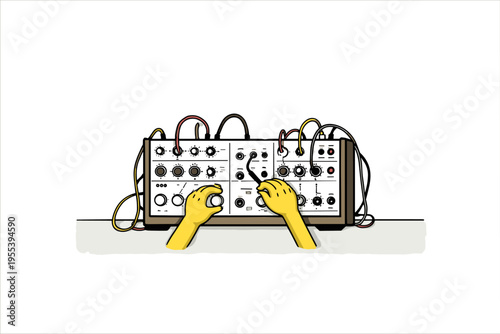 Top-Down Modular Synth Patching Session