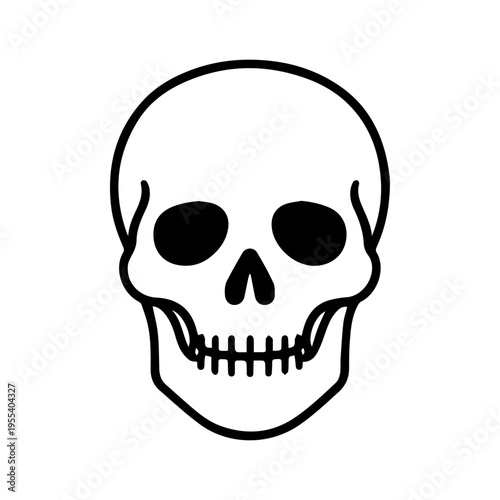 anatomical scull line icon, outline vector image
Vector line icon on a white background
Health, anatomy