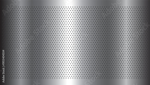 Silver  background with dots pattern, symmetrical simple dotted background.