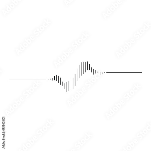 Abstract Waveform Line Divider Minimal Design