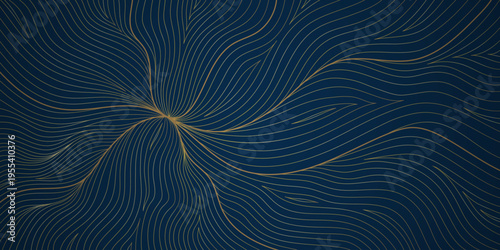 Simple modern background, banner with lines pattern. Empty blank with place for text, female vector template for design, flat outline poster.