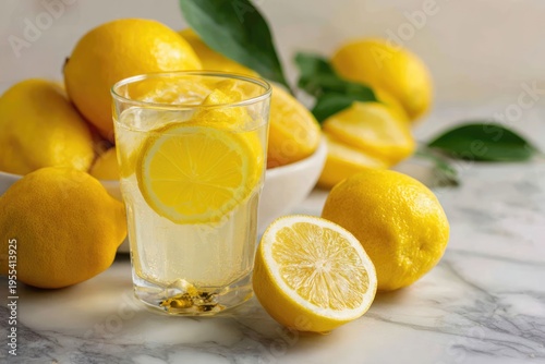 Refreshing Lemon Water - A Healthy and Hydrating Beverage.